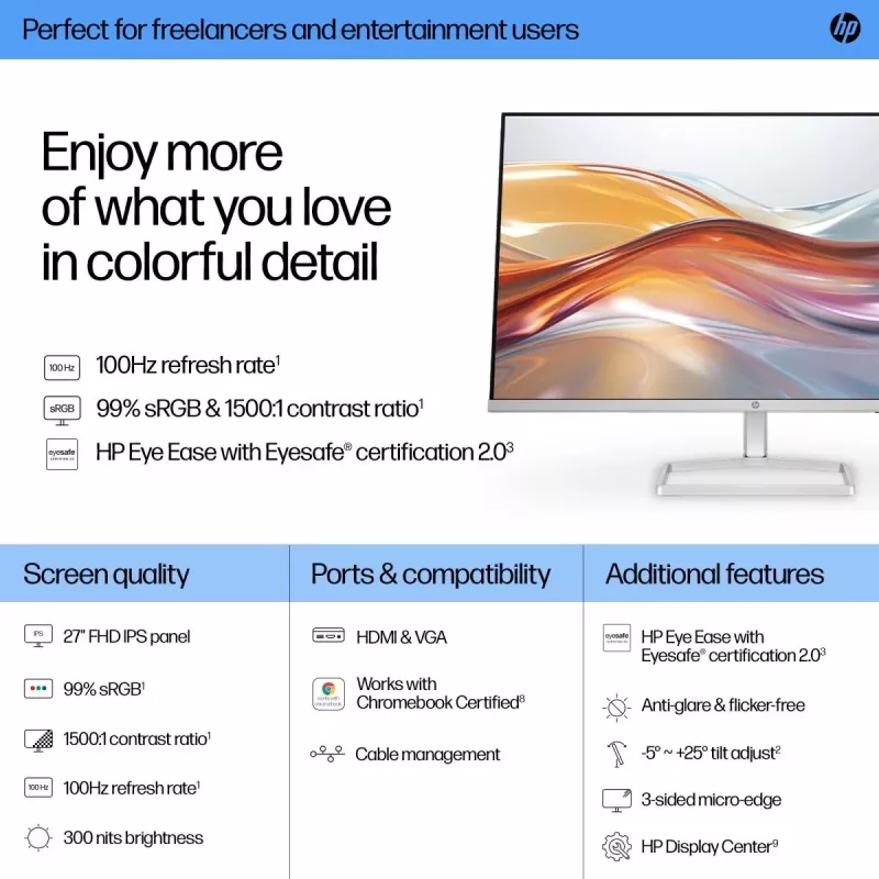 Monitor HP INC 94F44E9 24