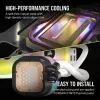 Disipador de CPU CORSAIR – iCUE Link H100i RGB refrigeración líquida AiO – blanco