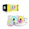 Disipador de CPU CORSAIR – iCUE Link H100i RGB refrigeración líquida AiO – blanco