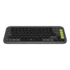 Teclado inalámbrico LOGITECH - Pop Icon Keys - Grafito y verde Qwertz alemán