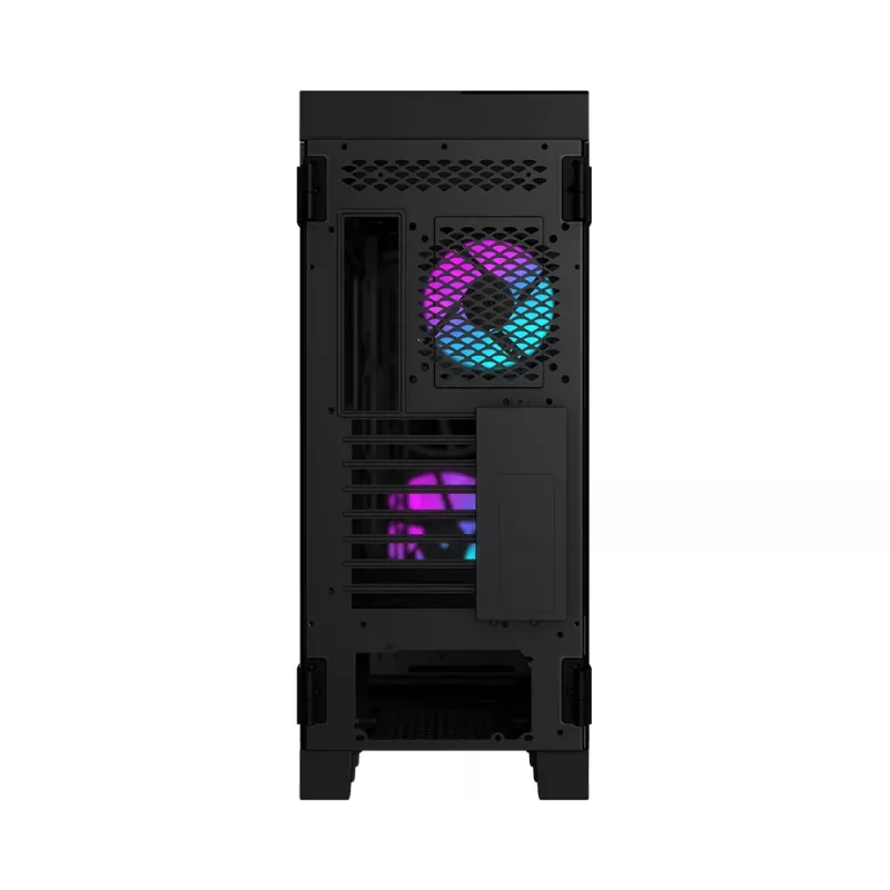 Caja de PC gaming MSI MPG SEKIRA 500X Full Tower 'negra, 3 ventiladores ARGB de 200mm + 1 de 200mm + 1 de 120mm ARGB, Mystic Light Sync, hub ARGB de 8 canales, USB Type-C, paneles de cristal templado, E-ATX, ATX, mATX, mini-ITX'