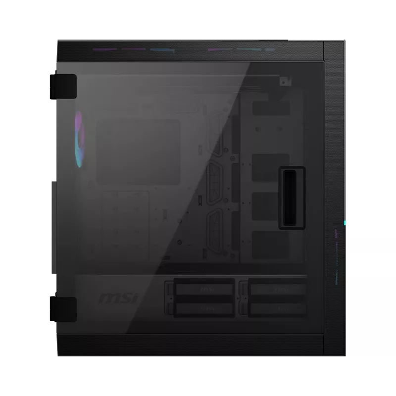 Caja de PC gaming MSI MPG SEKIRA 500X Full Tower 'negra, 3 ventiladores ARGB de 200mm + 1 de 200mm + 1 de 120mm ARGB, Mystic Light Sync, hub ARGB de 8 canales, USB Type-C, paneles de cristal templado, E-ATX, ATX, mATX, mini-ITX'