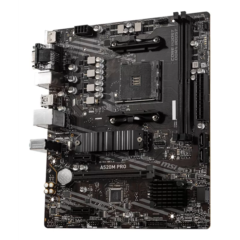 Placa base MSI A520M PRO AMD A520 Socket AM4 micro ATX