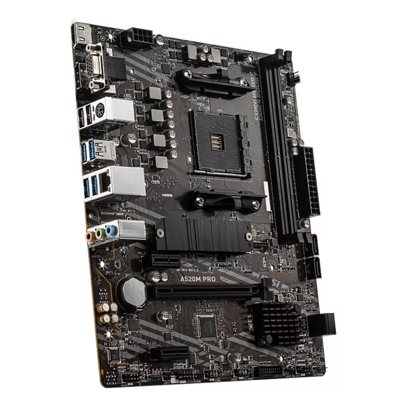 Placa base MSI A520M PRO AMD A520 Socket AM4 micro ATX