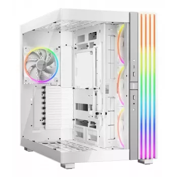 Caja de PC bequiet! LIGHT BASE 900 FX Full Tower blanca — Full Tower, XL-ATX, ventiladores RGB, GPU de 49,5 cm, disipador CPU de 190 mm