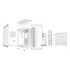 Caja de PC be quiet! Light Base 900 FX, Full Tower, E-ATX / XL-ATX, cristal templado, 4 ventiladores de 140 mm, disipador de CPU de 190 mm, blanca
