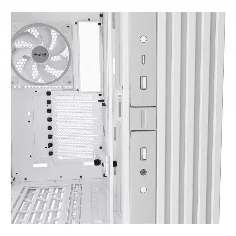Caja de PC be quiet! Light Base 900 FX, Full Tower, E-ATX / XL-ATX, cristal templado, 4 ventiladores de 140 mm, disipador de CPU de 190 mm, blanca