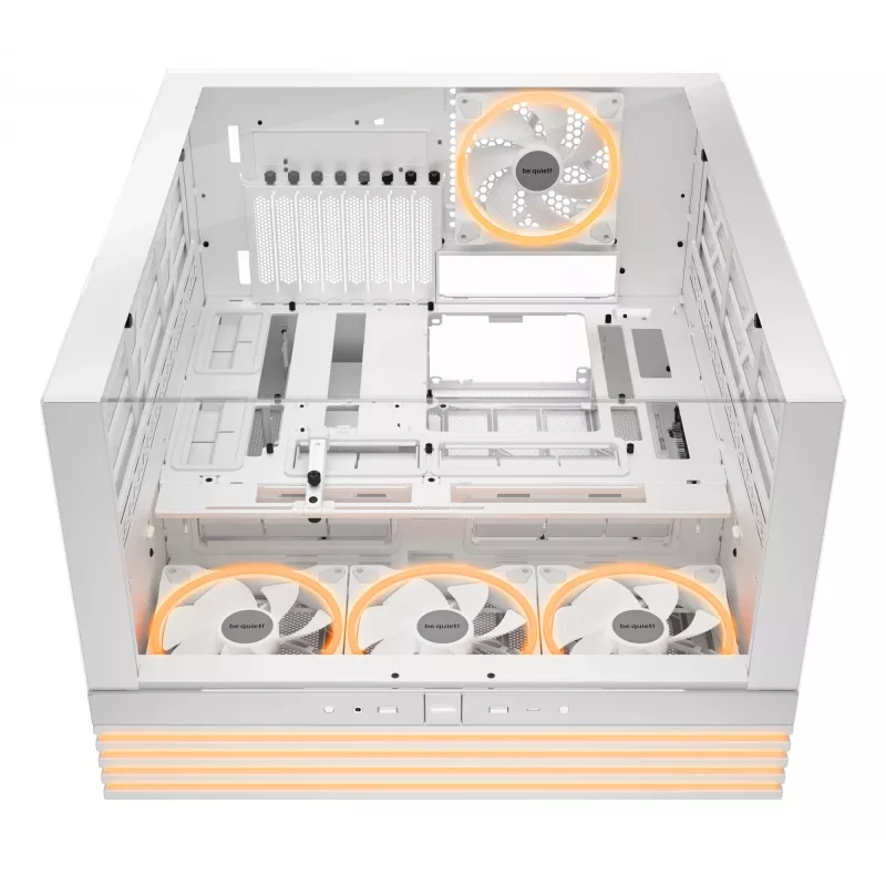Caja de PC be quiet! Light Base 900 FX, Full Tower, E-ATX / XL-ATX, cristal templado, 4 ventiladores de 140 mm, disipador de CPU de 190 mm, blanca