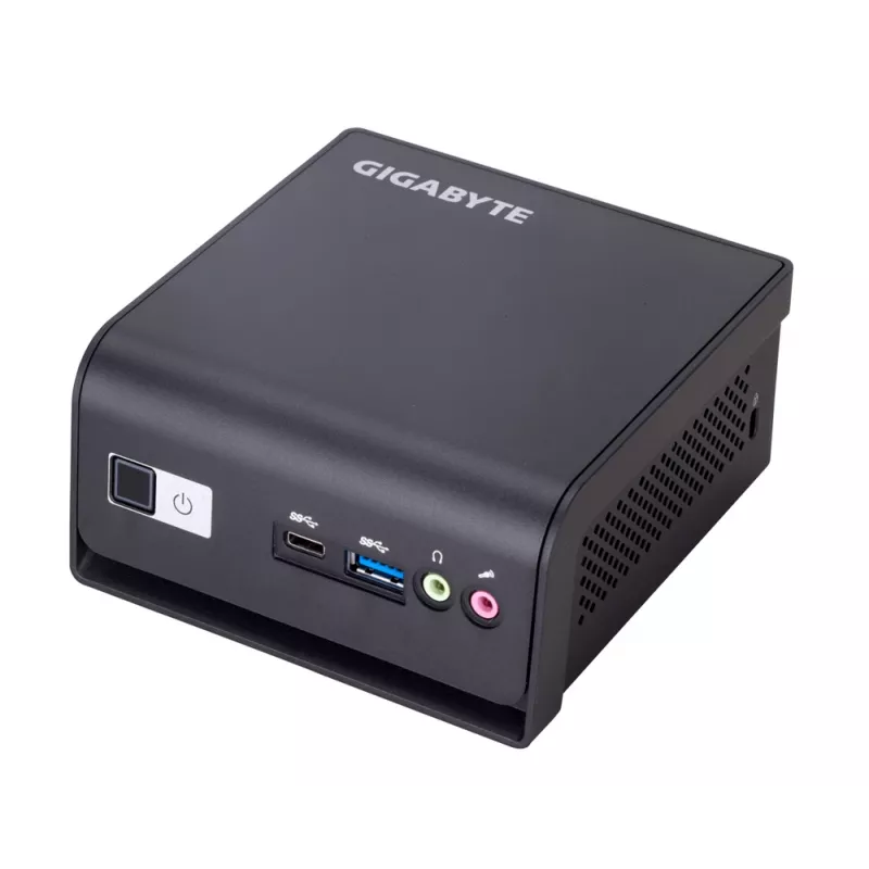 Gigabyte BRIX GB-BMCE-4500C (rev. 1.0) minipc barebone, Intel Celeron N4500, DDR4 SO-DIMM, Wi-Fi 5, Bluetooth 4.2, GbE, sin ventilador