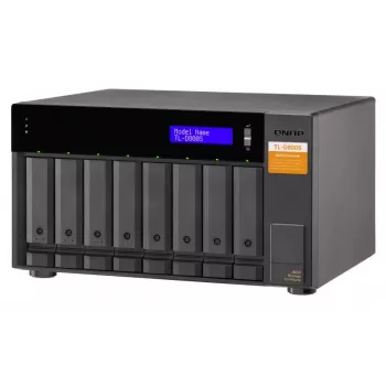 QNAP TL-D800S - Array de discos - 8 bahías (SATA-600) - SATA 6Gb/s (externo) (TL-D800S)