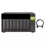 QNAP TL-D800C - Array de discos - JBOD - 8 bahías (SATA-600) - USB 3.2 Gen 2 (externo)