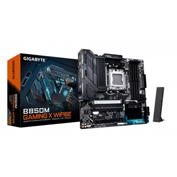 Placa base GIGABYTE B850M GAMING X WIFI6E - CPUs AMD Ryzen serie 9000, VRM digital 10+2+2 fases, hasta 8200MHz DDR5 (OC), 1xPCIe 5.0 + 1xPCIe 4.0 M.2, 2.5LAN, WIFI 6E, USB 3.2 Gen 2