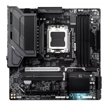 Placa base GIGABYTE B850M GAMING X WIFI6E - CPUs AMD Ryzen serie 9000, VRM digital 10+2+2 fases, hasta 8200MHz DDR5 (OC), 1xPCIe 5.0 + 1xPCIe 4.0 M.2, 2.5LAN, WIFI 6E, USB 3.2 Gen 2