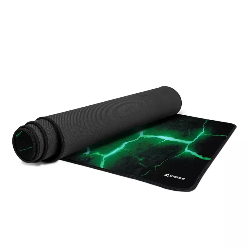 Alfombrilla para ratón gaming SHARKOON Sgp30 - negro/verde