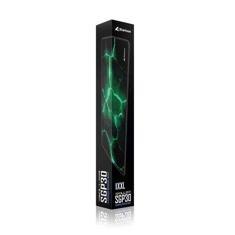 Alfombrilla para ratón gaming SHARKOON Sgp30 - negro/verde