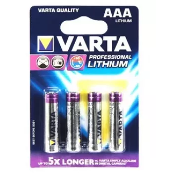 Pila desechable VARTA Ultra Lithium AAA 1,5 V 4 unidades