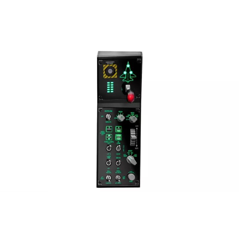 Joystick Thrustmaster VIPER Panel negro USB con palanca de control de motores PC