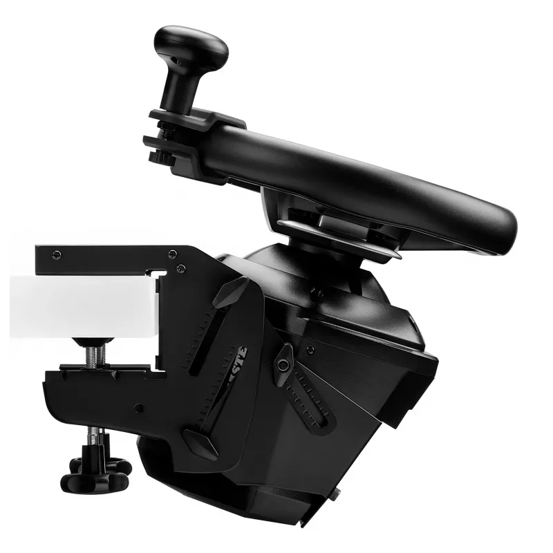 Thrustmaster SimTask Steering Kit, soporte para volante de carreras y pomo de dirección giratorio para simulaciones de vehículos pesados, compatible con volantes T128 y T248