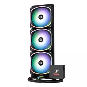 Refrigeración líquida todo en uno ENERMAX Aquafusion II 360 mm, ventilador de 120 mm, 380 W TDP, negro