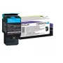 Tóner Lexmark C544X1CG del programa de devolución, rendimiento extra alto, 4000 páginas, cian