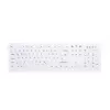 Contour Design Active Key Contour ClassicClean teclado médico con cubierta extraíble, formato completo, con cable, blanco, DE C8100