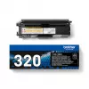 Cartucho de tóner Brother TN-320BK 1 unidad original negro