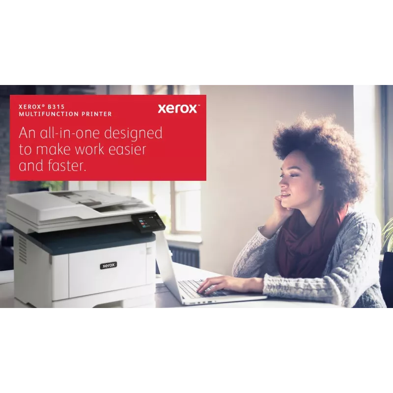 Xerox B315 A4 40ppm Wireless Dúplex Copiar/Imprimir/Escanear/Fax PS3 PCL5e/6 2 bandejas de papel 350 hojas