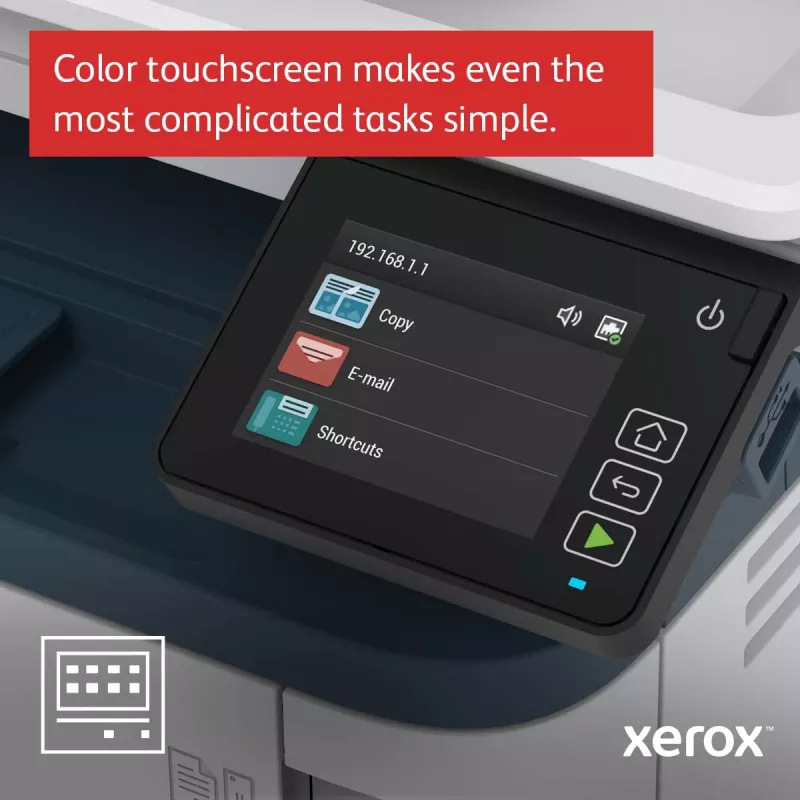 Xerox B315 A4 40ppm Wireless Dúplex Copiar/Imprimir/Escanear/Fax PS3 PCL5e/6 2 bandejas de papel 350 hojas