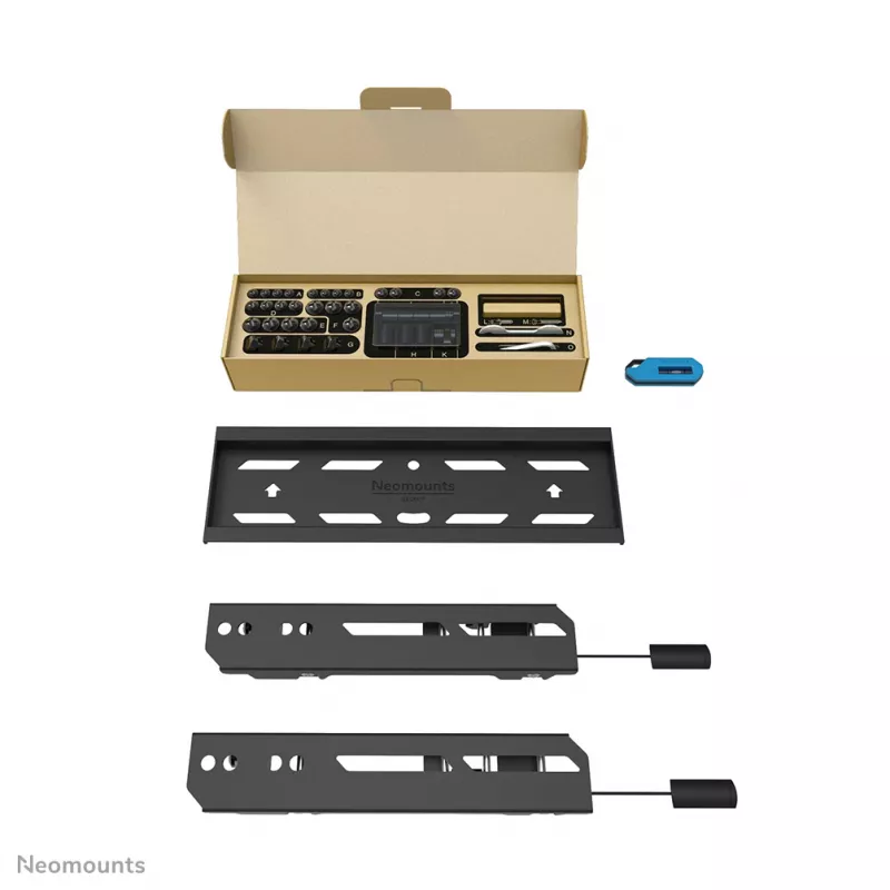 Neomounts WL30S-850BL12 soporte de pared para TV 24-65 pulgadas - fijo - con bloqueo - montaje rápido