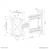 Neomounts WL40S-850BL12 soporte de pared para TV 32-55 pulgadas - orientación total - montaje rápido
