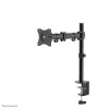 Soporte de escritorio para monitor Neomounts NM-D135BLACK de movimiento completo, abrazadera/pasacables, 10-27 pulgadas, 8 kg, VESA 75x75/100x100, acero, negro