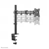 Soporte de escritorio para monitor Neomounts NM-D135BLACK de movimiento completo, abrazadera/pasacables, 10-27 pulgadas, 8 kg, VESA 75x75/100x100, acero, negro