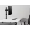 Soporte de escritorio para monitor Neomounts NM-D135BLACK de movimiento completo, abrazadera/pasacables, 10-27 pulgadas, 8 kg, VESA 75x75/100x100, acero, negro