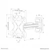 Neomounts WL40S-840BL12 soporte de pared para TV 32-55 pulgadas - orientación total - montaje rápido