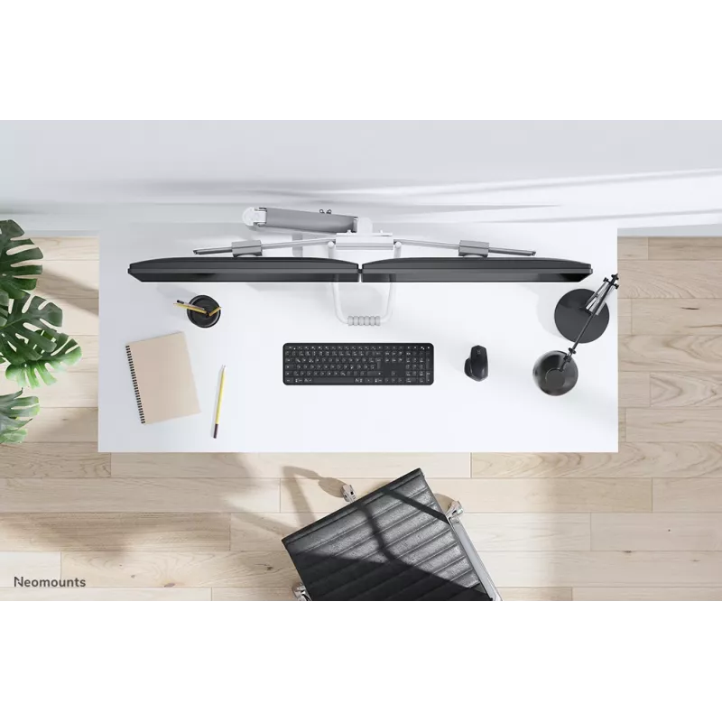 Neomounts DS75-450WH2 brazo para monitor 17-32 pulgadas - gas - Topfix - tope de 180°