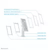 Neomounts DS15-640WH1 soporte para tablet de sobremesa 9,7-11 pulgadas - con bloqueo