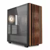 Caja de PC Sharkoon REBEL C70G RGB Full Tower Negra, Madera