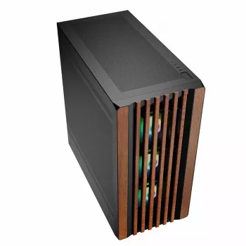 Caja de PC Sharkoon REBEL C70M RGB Full Tower Negra, Madera