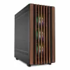 Caja de PC Sharkoon REBEL C70M RGB Full Tower Negra, Madera