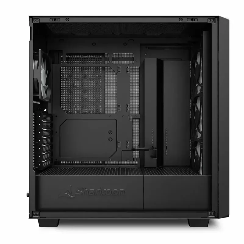 Caja de PC Sharkoon REBEL C70M RGB Full Tower Negra, Madera