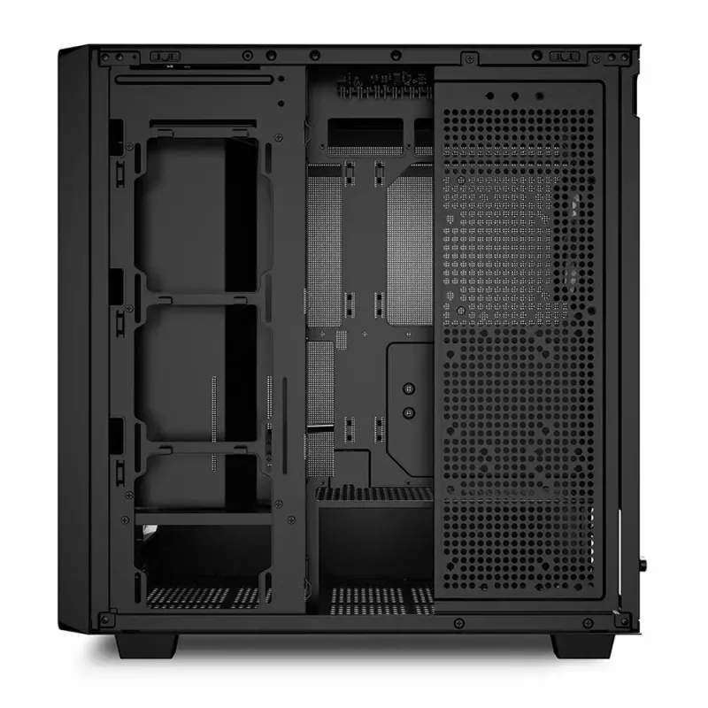 Caja de PC Sharkoon REBEL C70M RGB Full Tower Negra, Madera