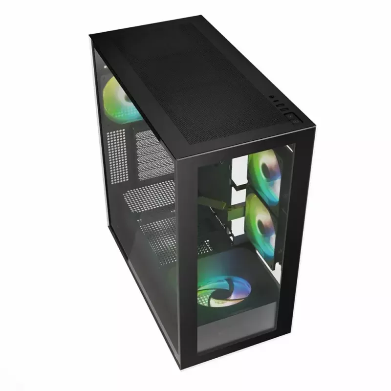 Caja de PC Sharkoon Rebel C60 Midi-Tower Negra