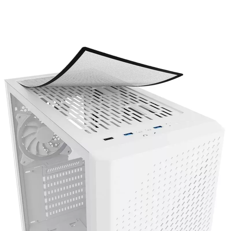 Caja de PC Sharkoon VS9 RGB Midi Tower Blanca