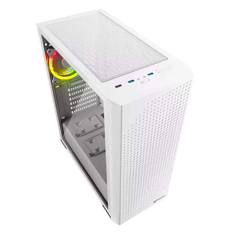 Caja de PC Sharkoon VS9 RGB Midi Tower Blanca