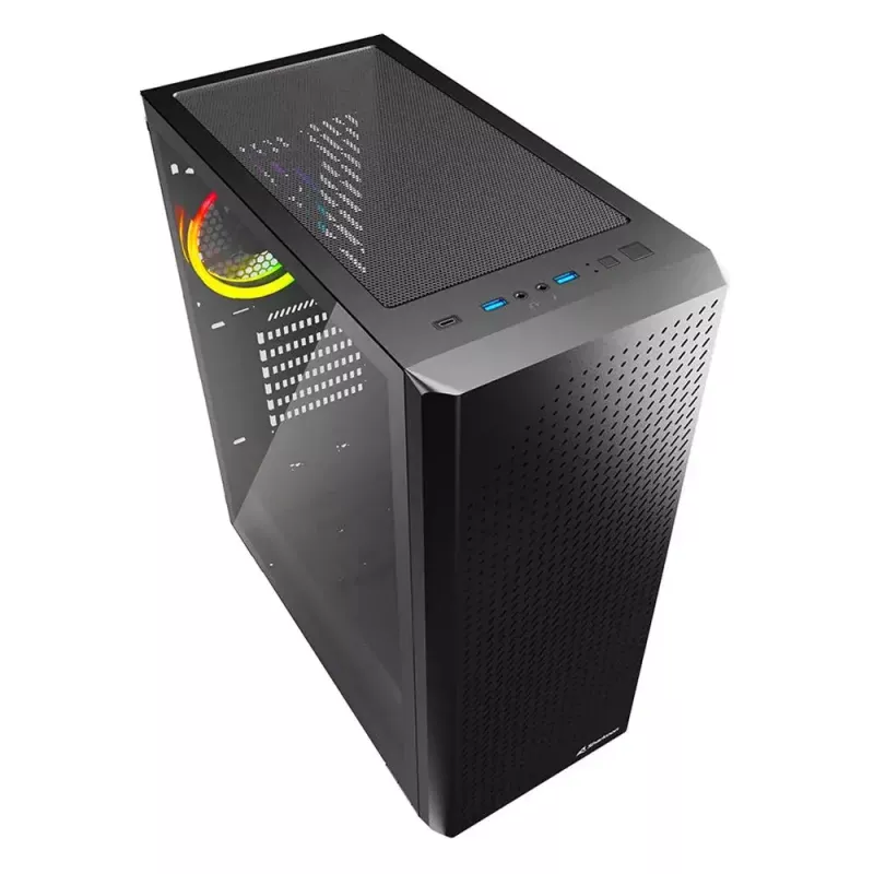 Caja de PC Sharkoon VS9 RGB Midi Tower Negra