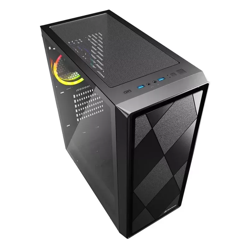 Caja de PC Sharkoon VS8 RGB Midi Tower Negra