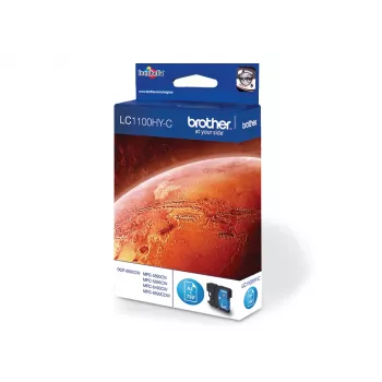 Brother LC1100HYC cartucho de tinta, 1 ud., Original, Cian
