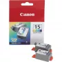 Canon BCI-15 Colour Twin Pack Cartuchos de tinta, cian/magenta/amarillo, 2 x 7,5 ml (8191A002)