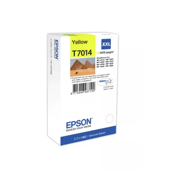 Cartucho de tinta Epson XXL amarillo 3.4k, amarillo, tinta pigmentada, 34.2 ml, 1 ud.