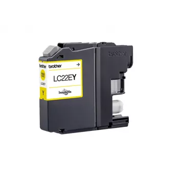 Cartucho de tinta Brother LC22EY 1 ud. original amarillo